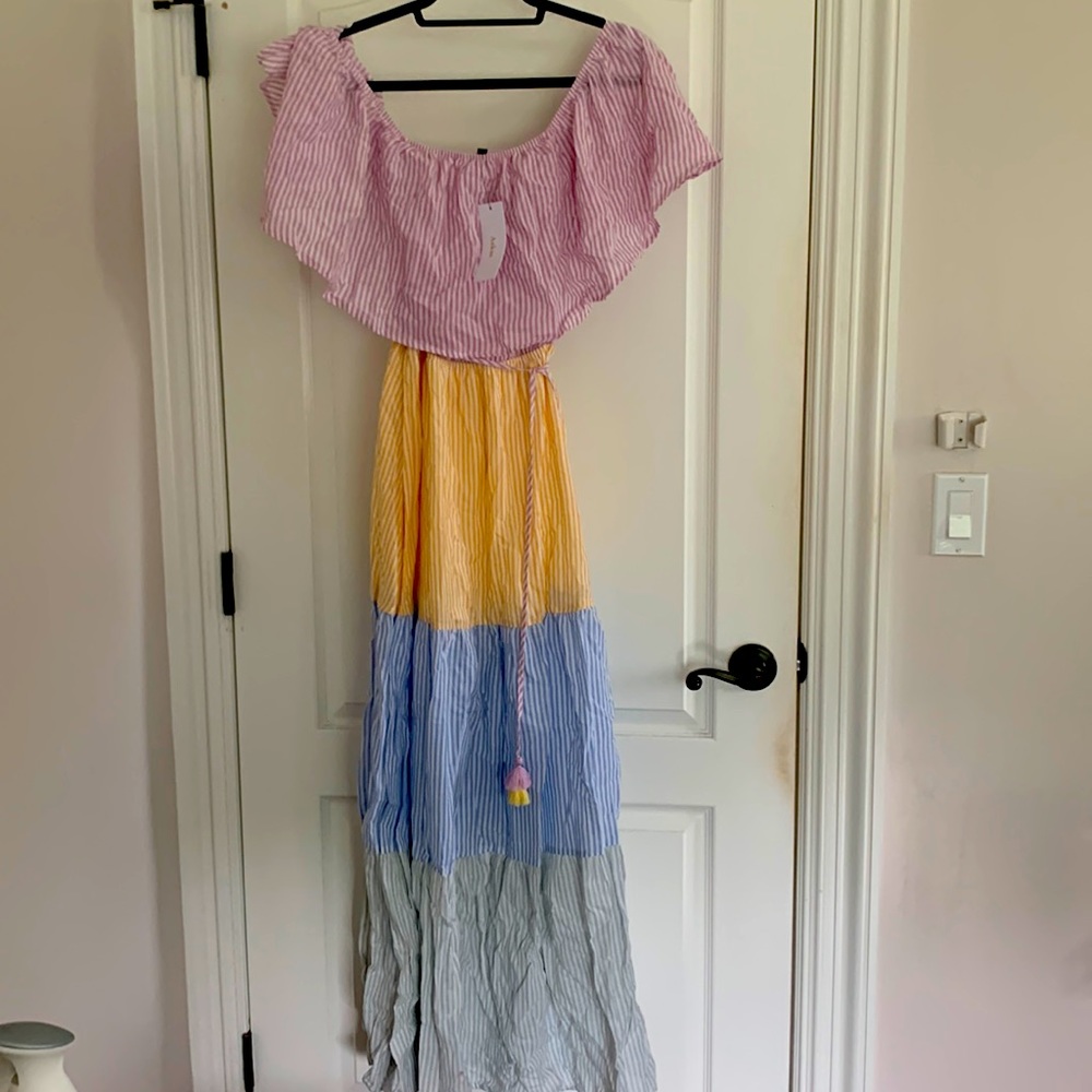 Off the Shoulder Cotton summer maxi
